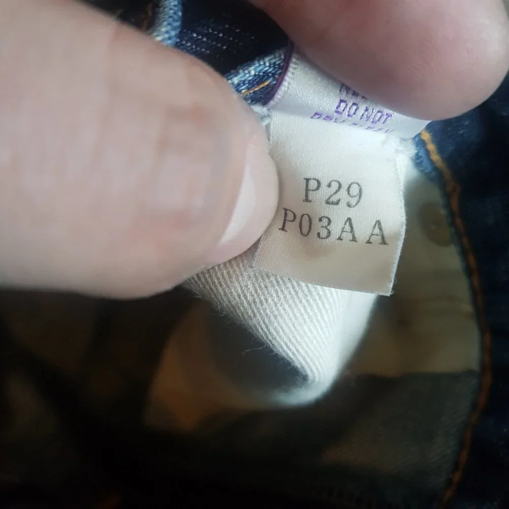 SOLD 🌈 Authentic Vintage PRPS Sashiko Straight Jeans, Made in Japan - Picture 4 of 7